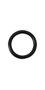 Black Steel Cock Ring - 1.5 inch