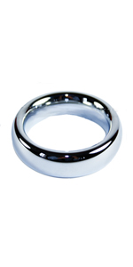 Chrome Donut Cock Ring ~ Small