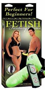 Vibrating Hollow Strap On, Glow In The Dark ~ PD3367-32