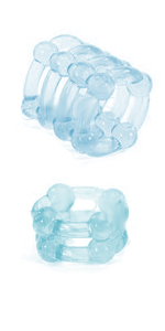 Buckshot Blue Silicone Rings