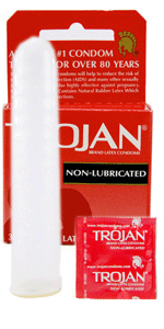 Trojan Regular Non-Lubricated Condoms 12 Pack