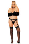 Intimate Attitudes Plus Size Garter Belts
