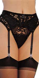 Chopper Bar Lace Garterbelt