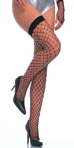 Fence Net Thigh Highs