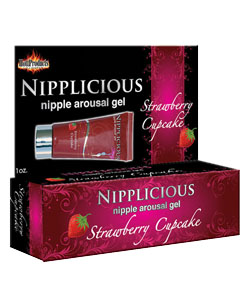 Nipplicious Strawberry Cupcake Arousal Gel