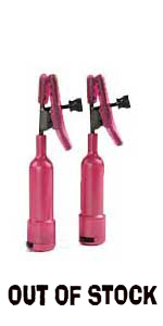 Variations Wireless Vibrating Pink Nipple Clamps