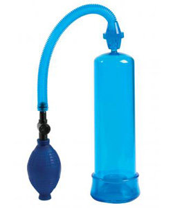 So Pumped Blue Penis Pump With Sleeve