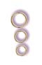 Metal Cock Rings Set - Gold