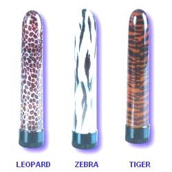Temptress Collection Leopard, Tiger, Zebra Vibrators