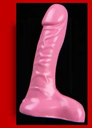 Ballsy 9 Inch Hot Pink Super Cock