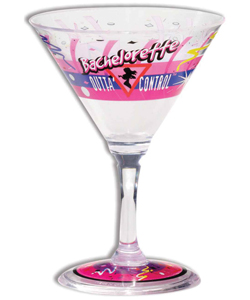 Bachelorette Martini Glass[EL-7860-74]