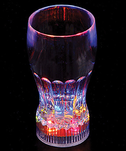 Multi Color 10 Oz Flashing Glass[EL-8616-03]