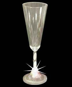 Light Up Champagne Flute Glass[EL-8616-04]