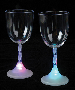 Flashing 8 Oz Wine Glass[EL-8616-06]